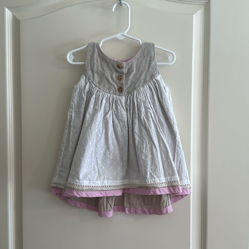 Well Dressed Wolf Pink Sandy- size 24 months- EUC